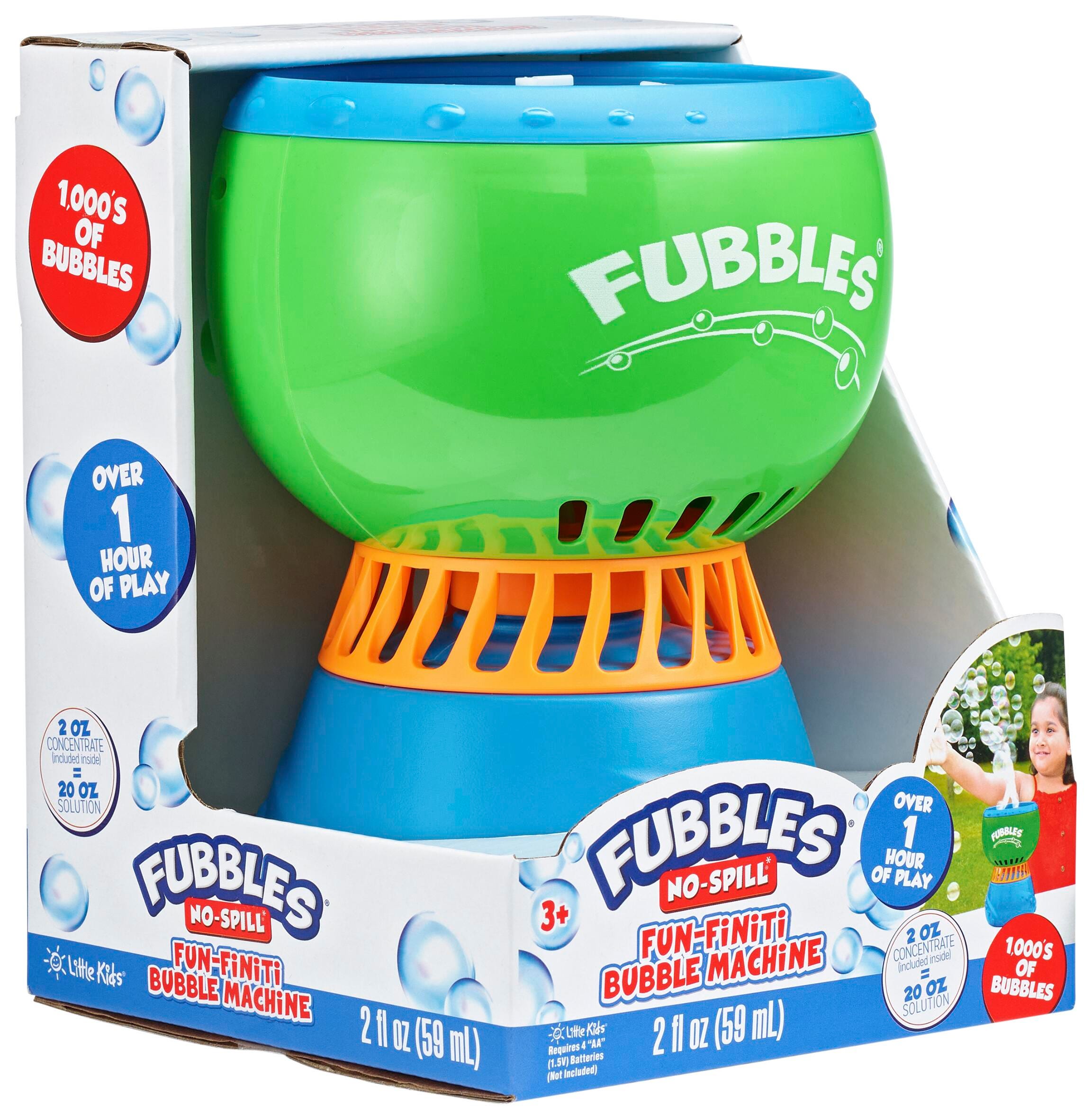 Fubbles No-Spill Fun-Finiti Bubble Machine 2150806
